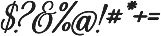 Anteri Signature Bold otf (700) Font OTHER CHARS