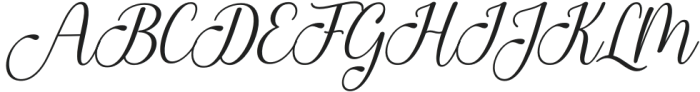 Anteri Signature Regular otf (400) Font UPPERCASE