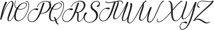 Anteri Signature Regular otf (400) Font UPPERCASE