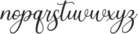 Anteri Signature Regular otf (400) Font LOWERCASE