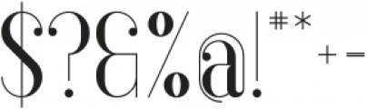 Anteric Regular otf (400) Font OTHER CHARS