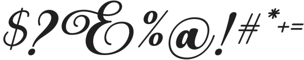 Anterla Italic Regular otf (400) Font OTHER CHARS