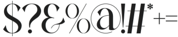 Antesa Regular otf (400) Font OTHER CHARS