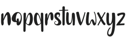 Anthasena Fortepuire Regular otf (400) Font LOWERCASE