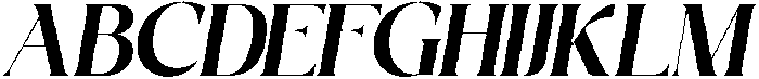 Anthela Italic otf (400) Font UPPERCASE