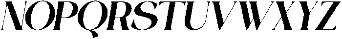 Anthela Italic otf (400) Font UPPERCASE