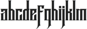 Anthems otf (400) Font LOWERCASE