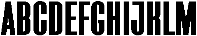 Anthera Regular otf (400) Font UPPERCASE