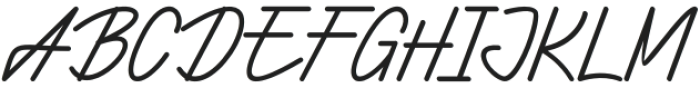 Anthera Regular otf (400) Font UPPERCASE