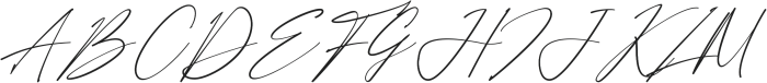 Anthoni Signature Regular otf (400) Font UPPERCASE