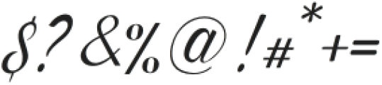 AnthoniaSignature Script otf (400) Font OTHER CHARS