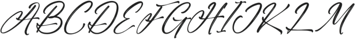 Anthony Hunters Italic otf (400) Font UPPERCASE