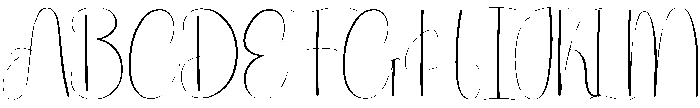 Anthony Regular otf (400) Font UPPERCASE