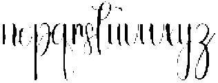 Anthony Regular otf (400) Font LOWERCASE