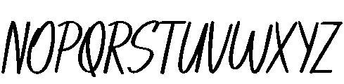 Anthony Regular otf (400) Font UPPERCASE