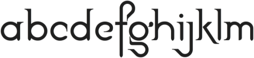 Anthropology-Medium ttf (500) Font LOWERCASE