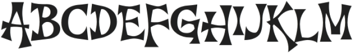 AnthuriomRegular otf (400) Font UPPERCASE