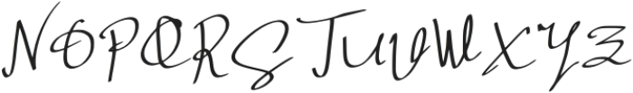 Anthus Signature Regular otf (400) Font UPPERCASE