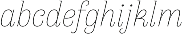 Antica Italic Variable ttf (400) Font LOWERCASE