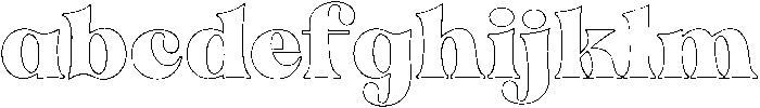 Antigua Outline otf (400) FONT