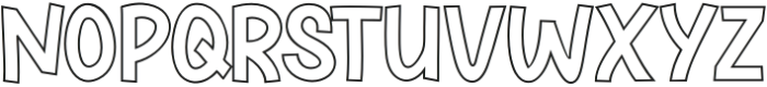 Antik outline Regular otf (400) Font UPPERCASE