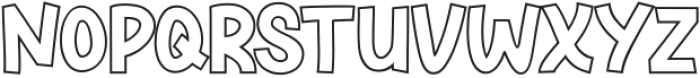 Antik outline Regular otf (400) Font LOWERCASE