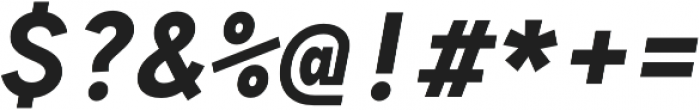 Antikor Mono ExtraBold Italic otf (700) Font OTHER CHARS