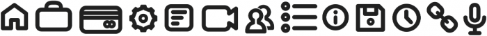 Antipasto Icons DemiBold ttf (600) Font LOWERCASE