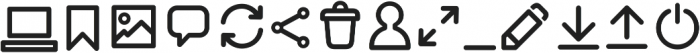 Antipasto Icons Medium ttf (500) Font LOWERCASE