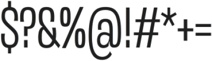 Antipoda Light Condensed otf (300) Font OTHER CHARS