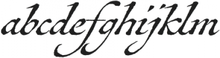 Antiquarian Scribe otf (400) Font LOWERCASE