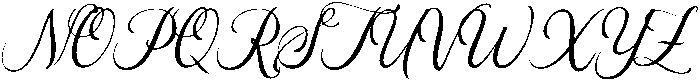 Antique Atelier Script Regular otf (400) Font UPPERCASE