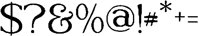 Antique Glance Regular otf (400) Font OTHER CHARS