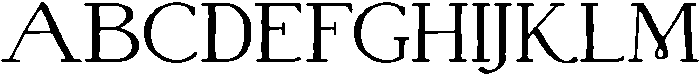 Antique Glance Regular otf (400) Font UPPERCASE