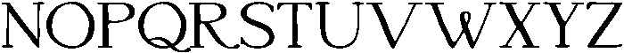 Antique Glance Regular otf (400) Font UPPERCASE
