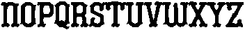 Antique Gothic Regular otf (400) Font LOWERCASE