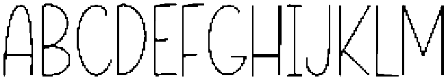 Antique Handmade Regular otf (400) Font UPPERCASE