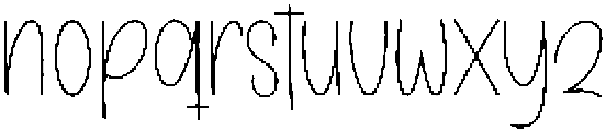 Antique Handmade Regular otf (400) Font LOWERCASE