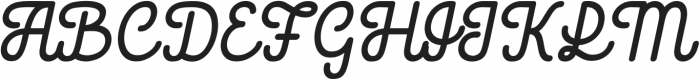 Antique Heritage Italic otf (400) Font UPPERCASE