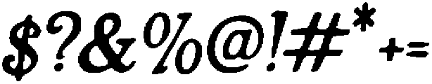 Antique Hunter Regular otf (400) Font OTHER CHARS