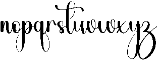 Antique Regular otf (400) Font LOWERCASE