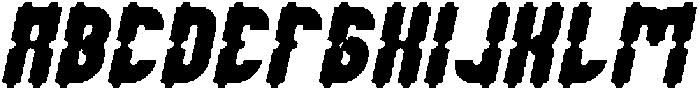 Antique Retro otf (700) Font UPPERCASE