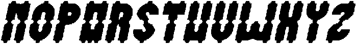 Antique Retro otf (700) Font UPPERCASE