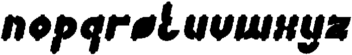 Antique Retro otf (700) Font LOWERCASE