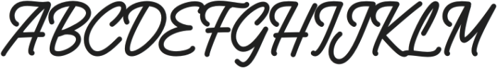 Antiquel Script otf (400) Font UPPERCASE