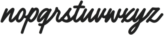 Antiquel Script otf (400) Font LOWERCASE