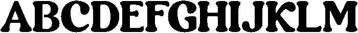 Antisocial-Regular otf (400) Font UPPERCASE
