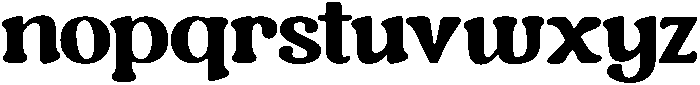 Antisocial-Regular otf (400) Font LOWERCASE