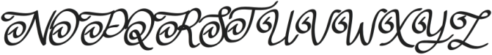 Antisy Regular otf (400) Font UPPERCASE