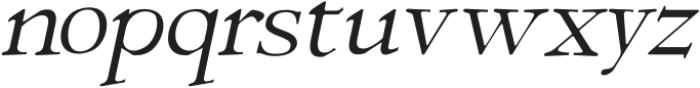 Antonie Italic otf (400) Font LOWERCASE
